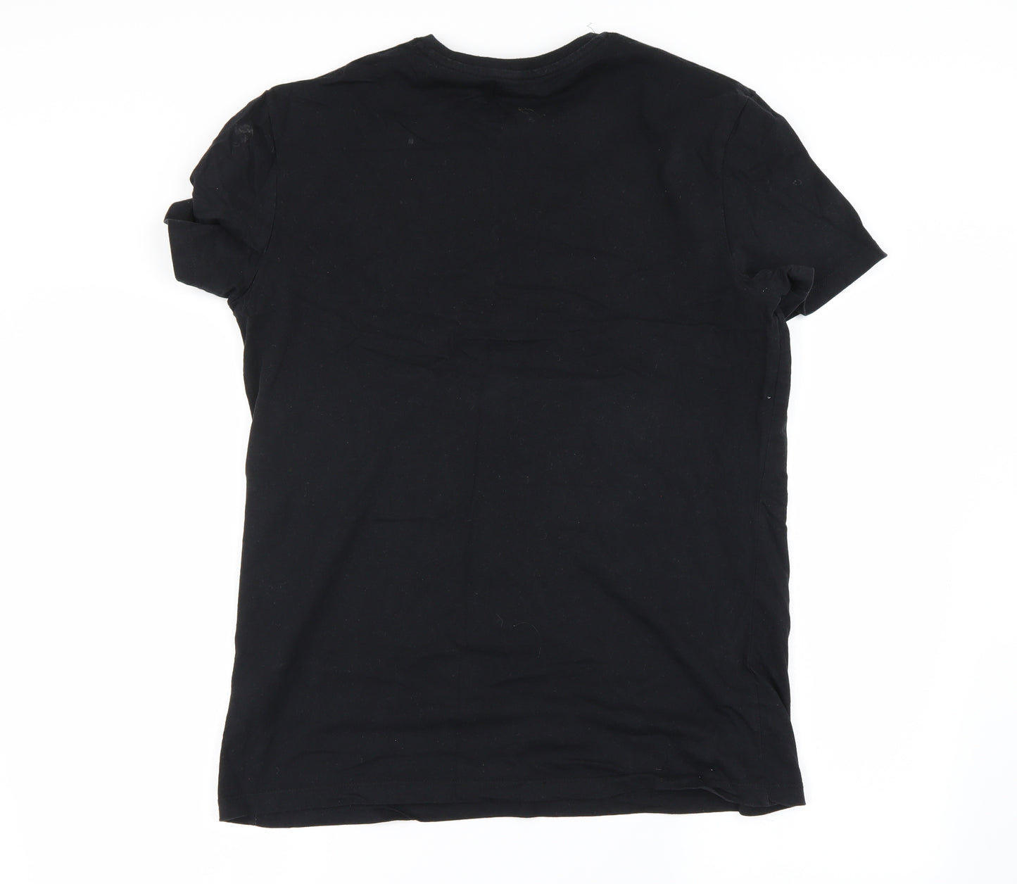 TU Mens Black    T-Shirt Size L