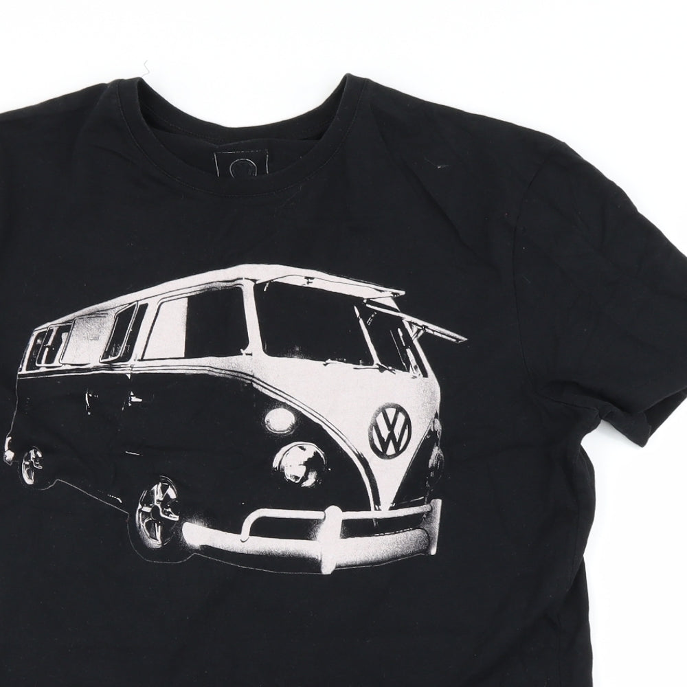TU Mens Black    T-Shirt Size L