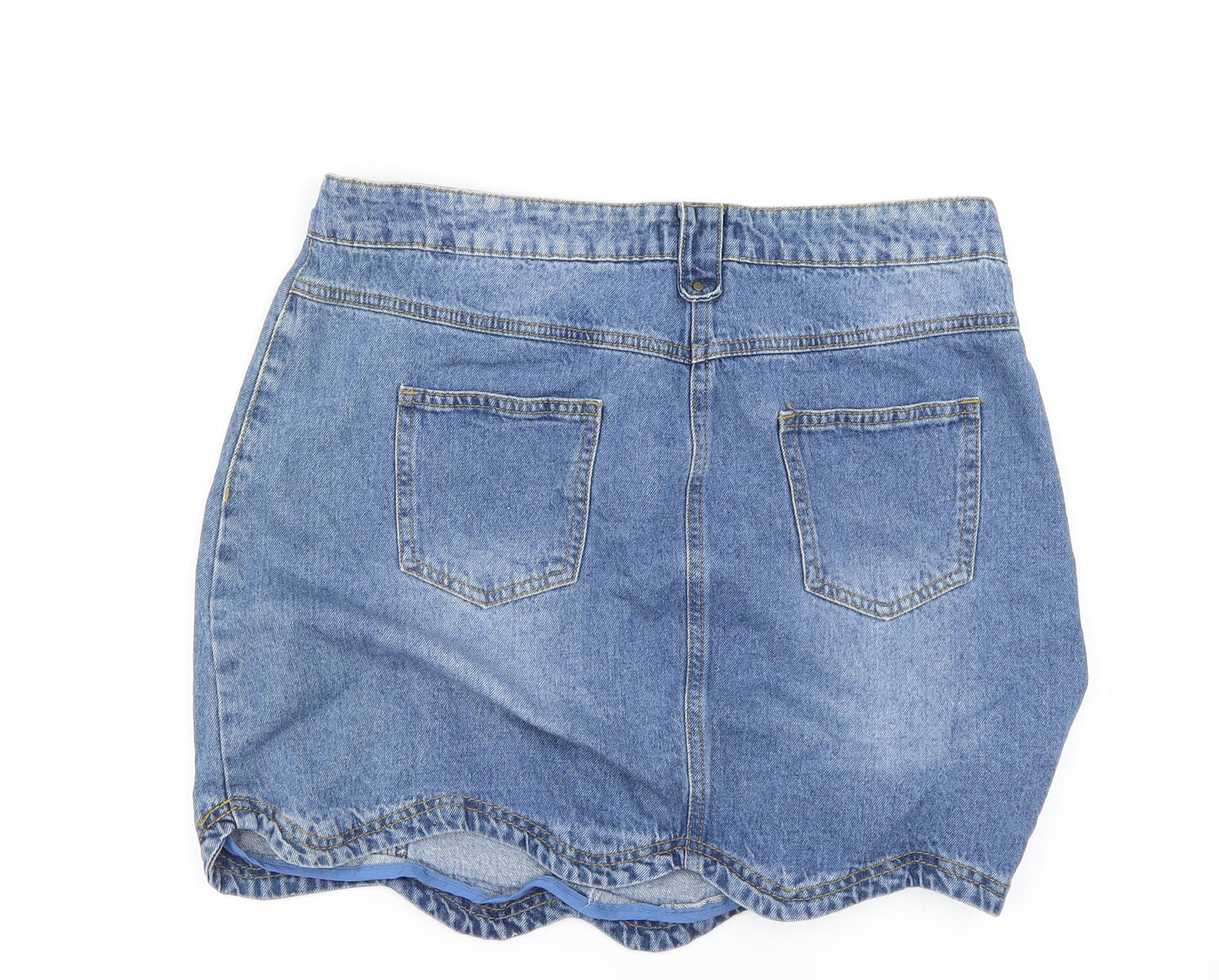 TU Womens Blue   A-Line Skirt Size 14