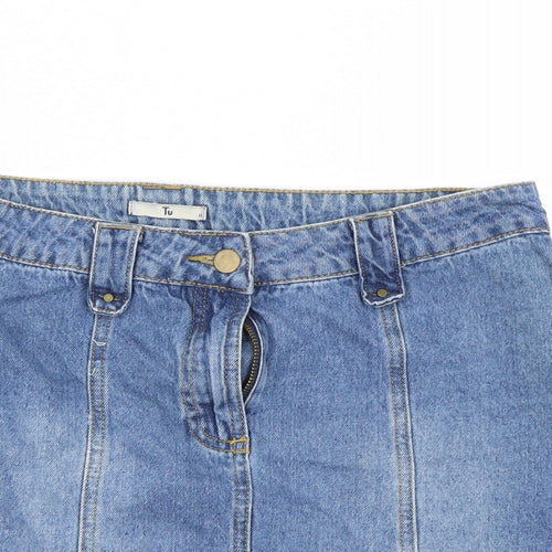 TU Womens Blue   A-Line Skirt Size 14