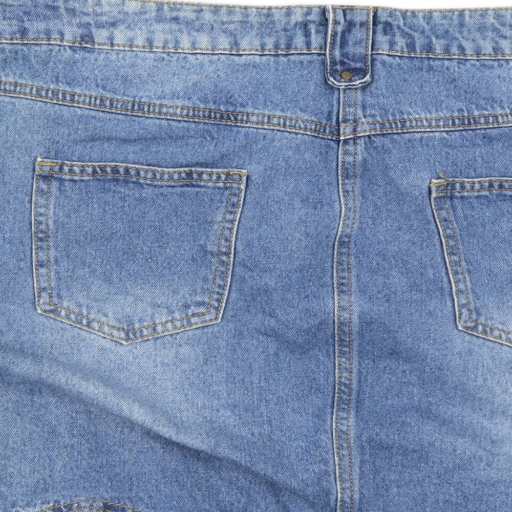 TU Womens Blue   A-Line Skirt Size 14