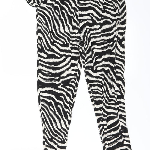 H&M Womens White   Trousers  Size S L23 in