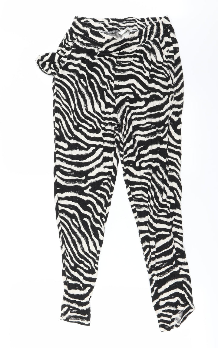 H&M Womens White   Trousers  Size S L23 in