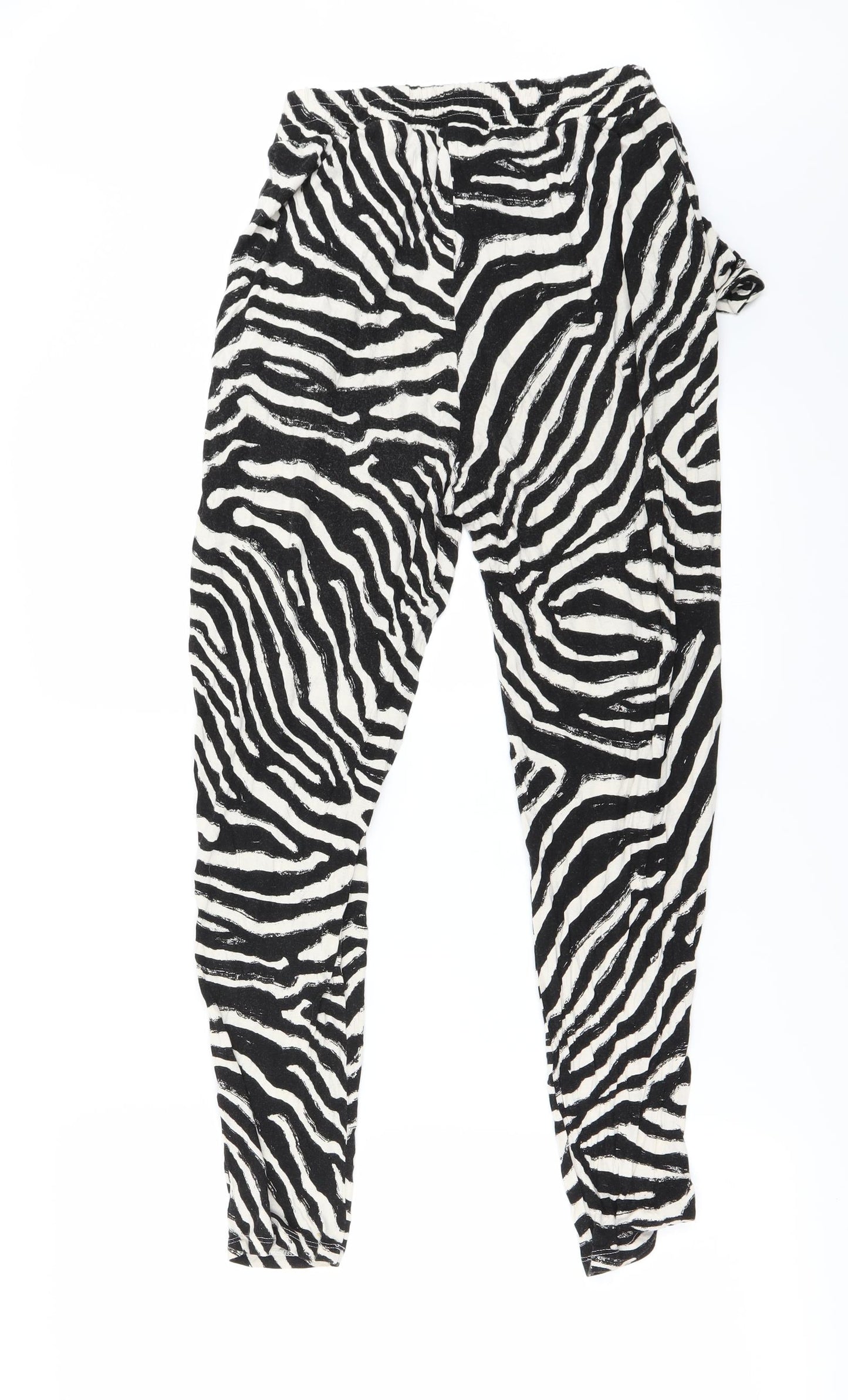 H&M Womens White   Trousers  Size S L23 in