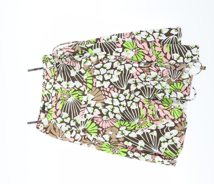 Gap Womens Multicoloured Floral A-Line Skirt Size 4