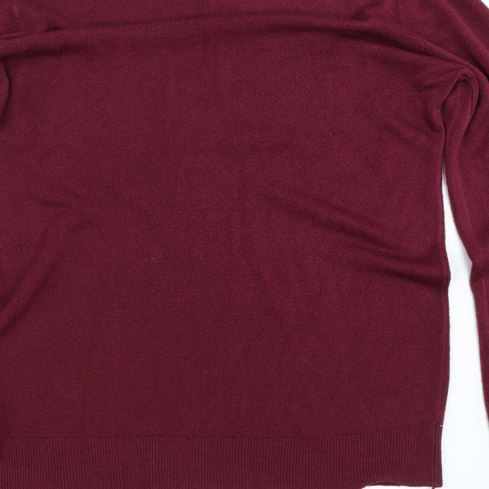 Cedar Wood State Mens Purple   Pullover Jumper Size L