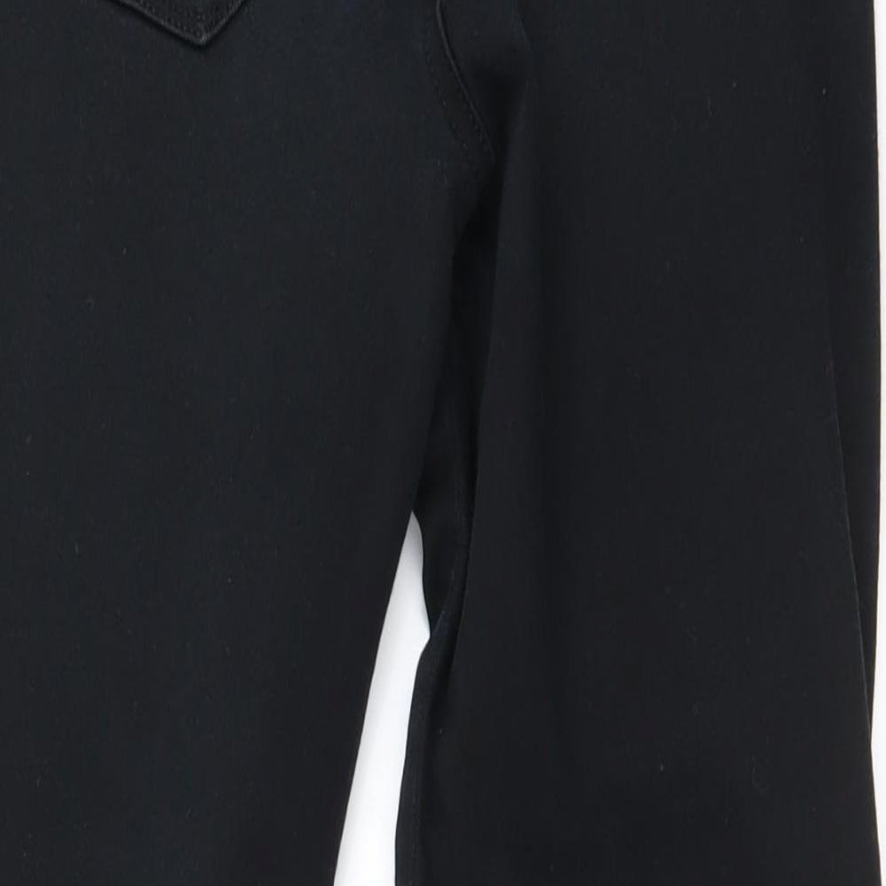 Preworn Womens Black   Mom Jeans Size 12 L24 in