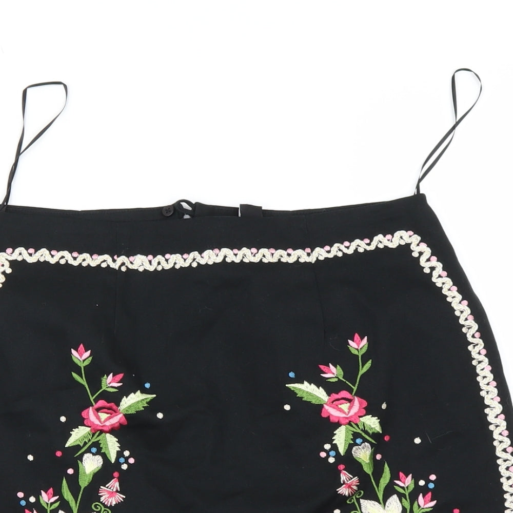 New Look Womens Black   A-Line Skirt Size 8