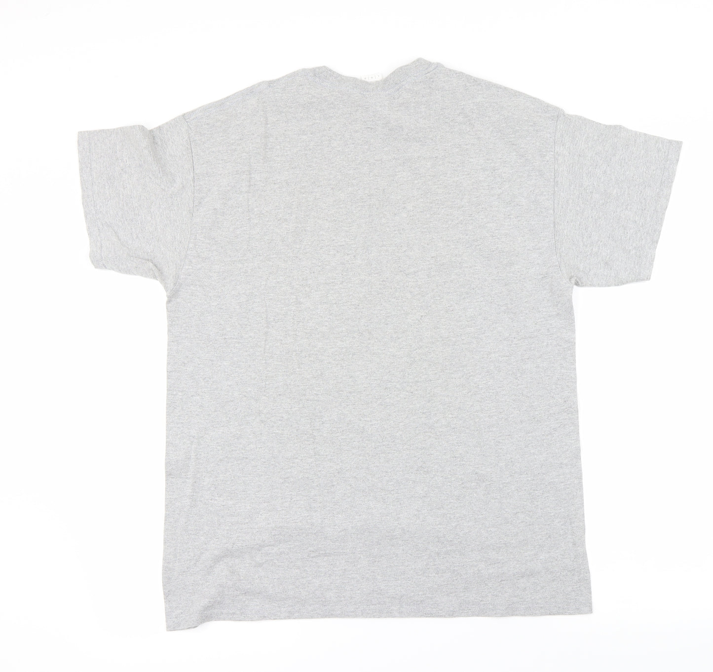 Gildan Mens Grey    T-Shirt Size M