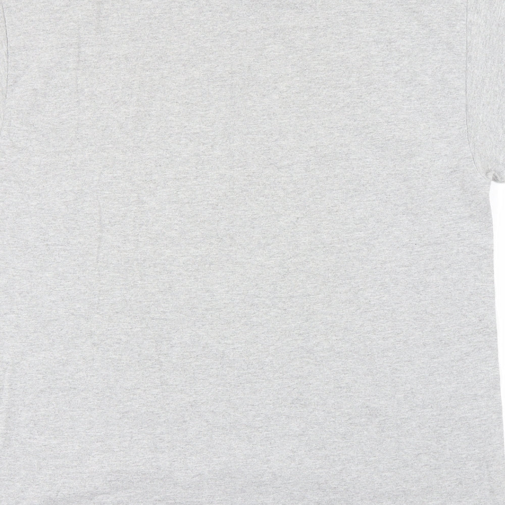 Gildan Mens Grey    T-Shirt Size M