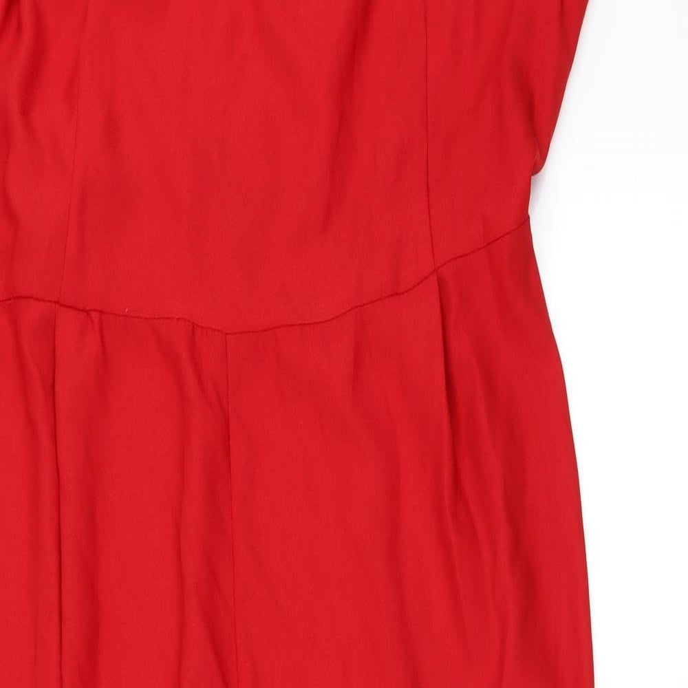 George Womens Red   Jumpsuit One-Piece Size 24