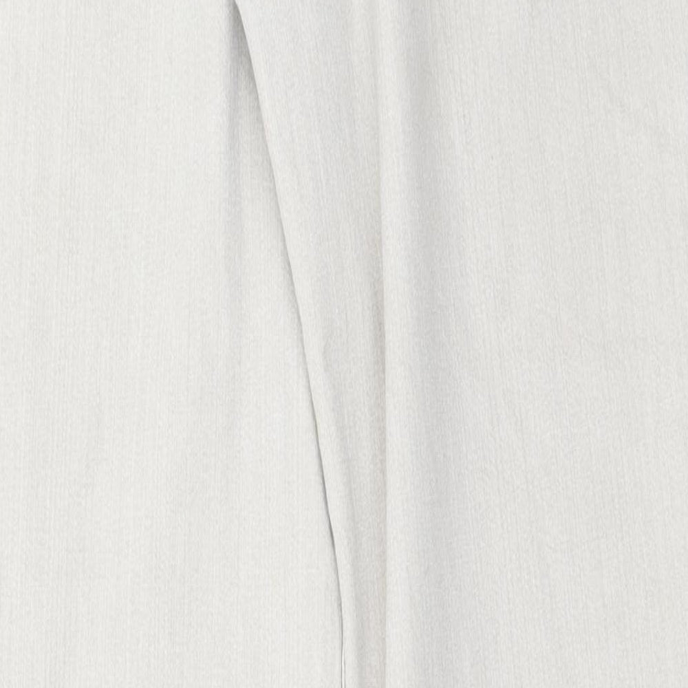 Marks and Spencer Womens Ivory   Straight Jeans Size 12 L27 in