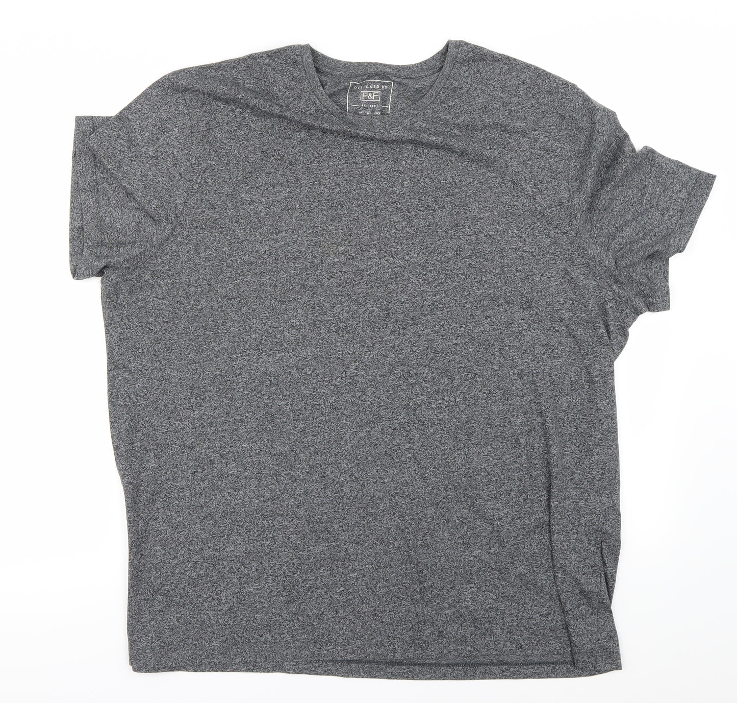 F&F Mens Grey    T-Shirt Size 2XL
