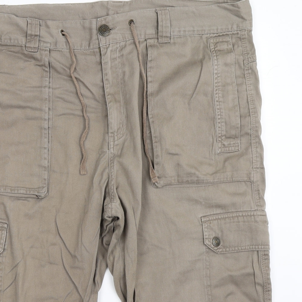 AIRWALK Mens Grey   Cargo Shorts Size 2XL