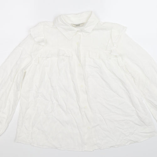 George Womens White   Camisole Button-Up Size 18