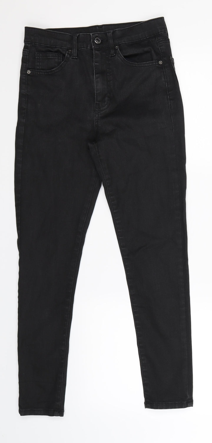 Topshop Womens Black  Denim Jegging Jeans Size 28 in L24 in