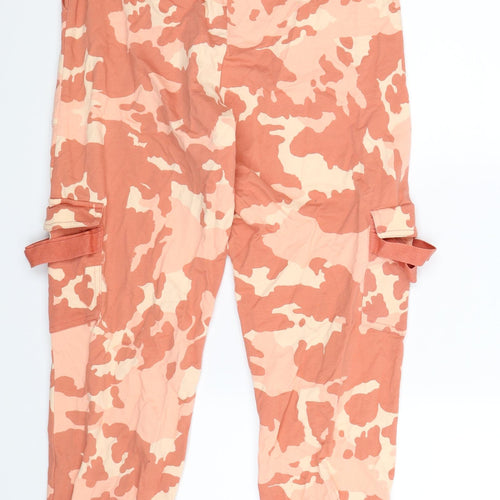 ASOS Womens Multicoloured Camouflage  Jogger Trousers Size 8 L27 in