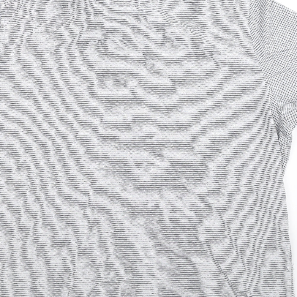 F&F Mens Multicoloured Striped   Polo Size 2XL