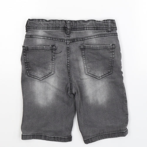 Denim Co Boys Grey  Denim Bermuda Shorts Size 8-9 Years