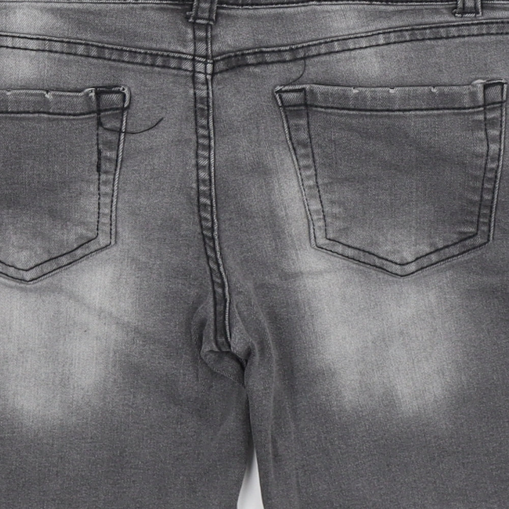 Denim Co Boys Grey  Denim Bermuda Shorts Size 8-9 Years