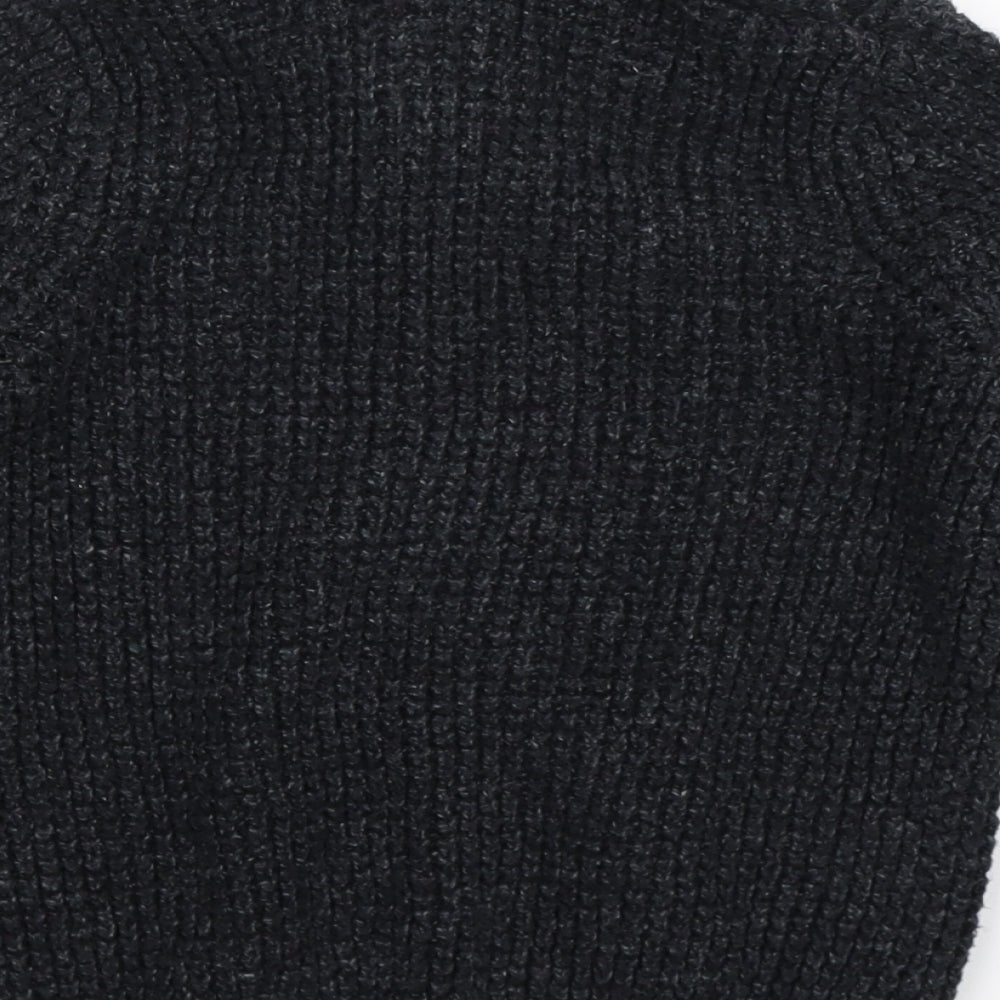F&F Boys Grey  Knit Pullover Jumper Size 8-9 Years