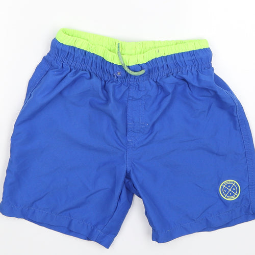 Rebel Boys Blue   Bermuda Shorts Size 8-9 Years