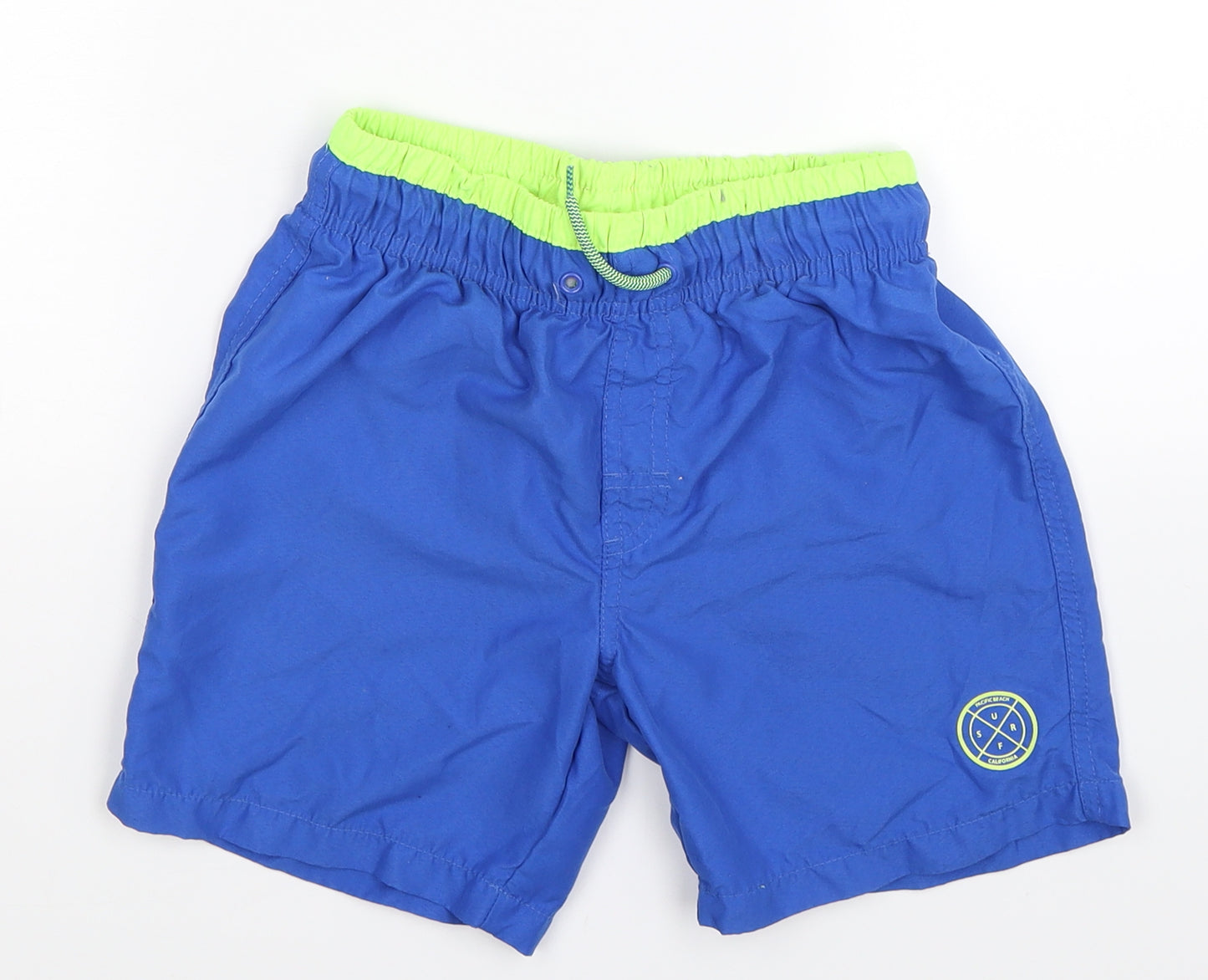 Rebel Boys Blue   Bermuda Shorts Size 8-9 Years