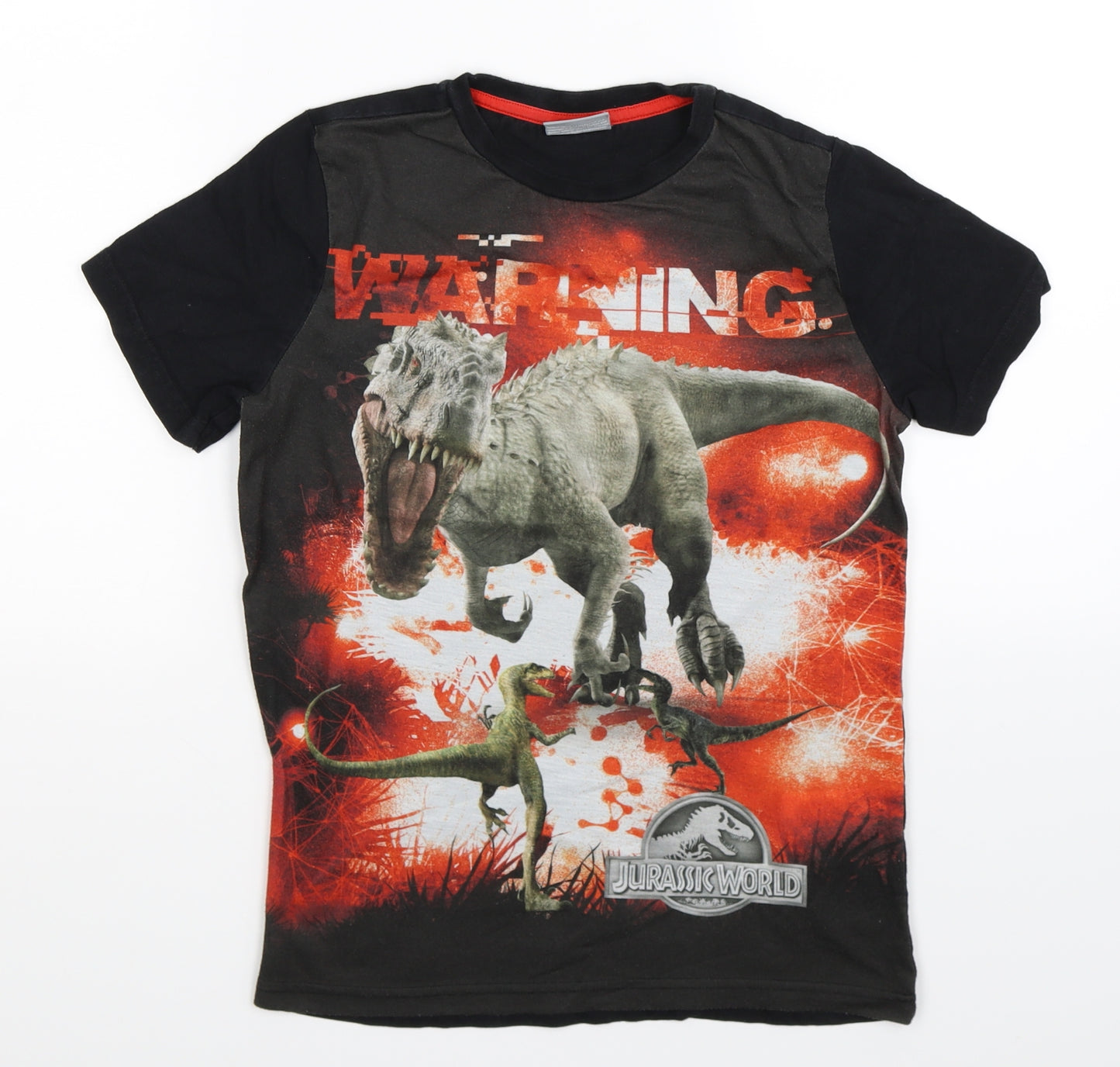 Preworn Boys Black   Basic T-Shirt Size 10-11 Years
