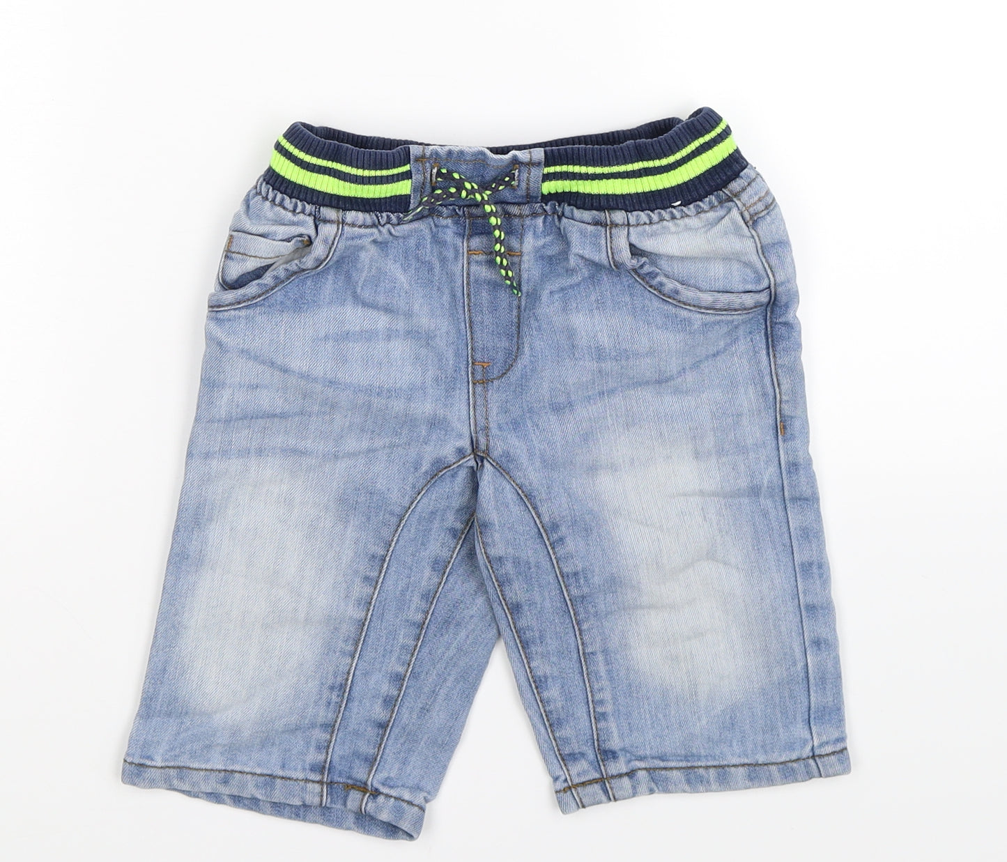 Denim Co Boys Blue  Denim Bermuda Shorts Size 6-7 Years