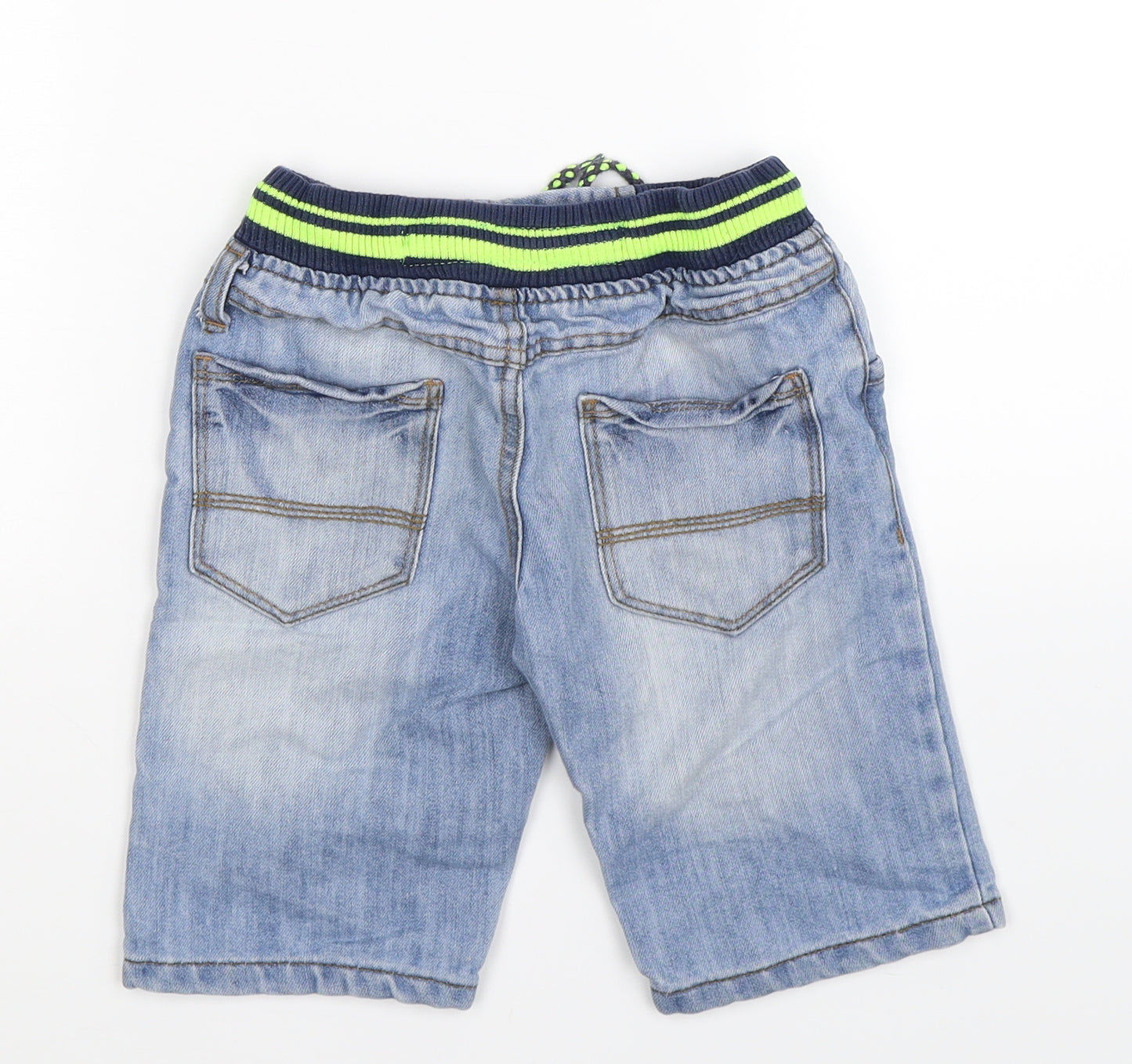 Denim Co Boys Blue  Denim Bermuda Shorts Size 6-7 Years