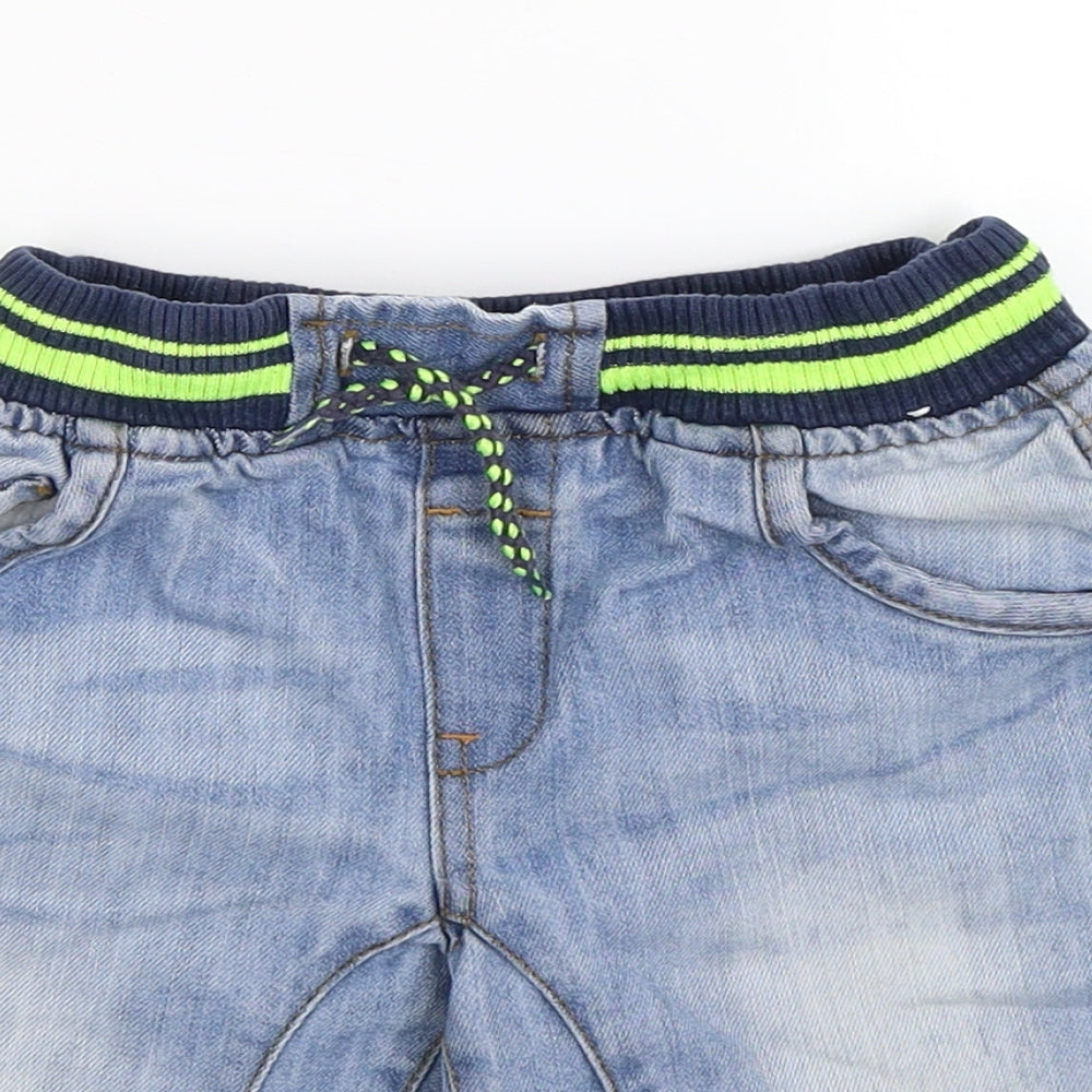 Denim Co Boys Blue  Denim Bermuda Shorts Size 6-7 Years