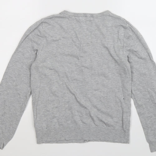 George Womens Grey  Knit Cardigan Jumper Size 8