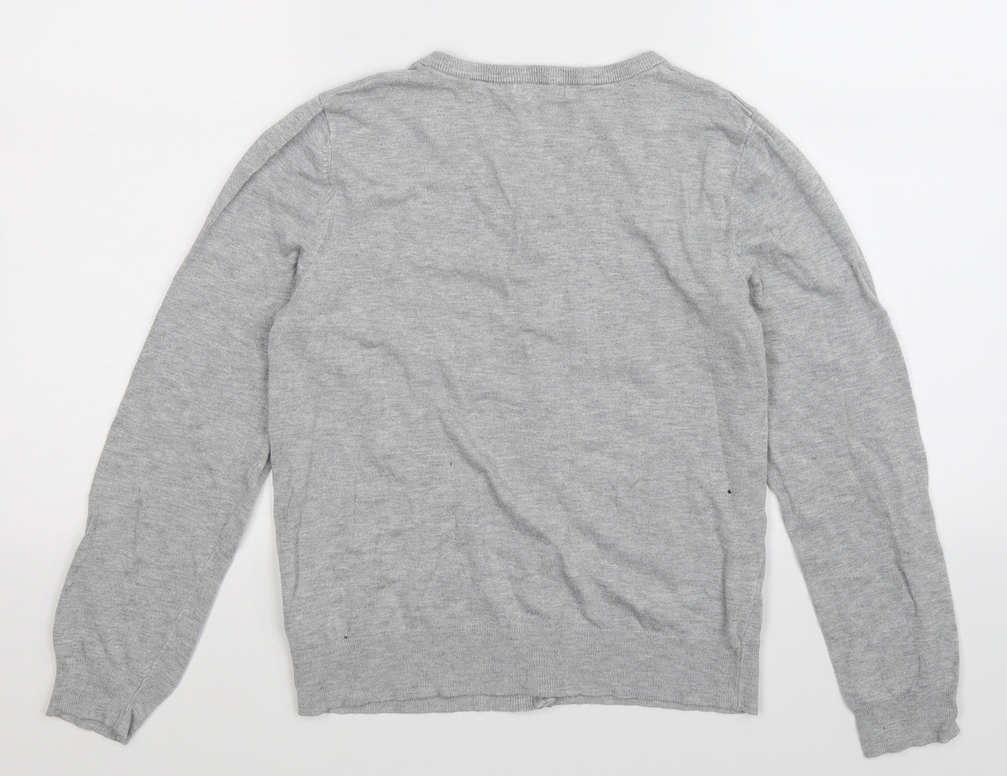 George Womens Grey  Knit Cardigan Jumper Size 8