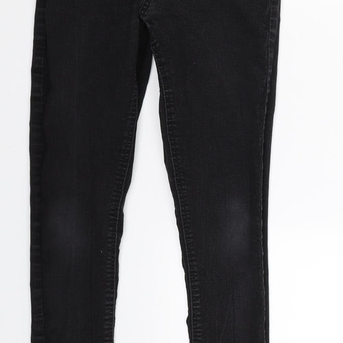 George Womens Black  Denim Jegging Jeans Size 8 L25 in