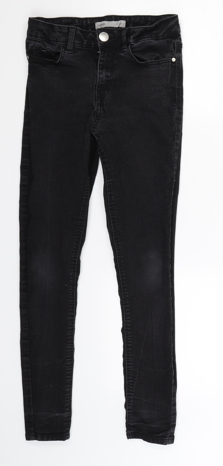 George Womens Black Denim Jegging Jeans Size 8 L25 in
