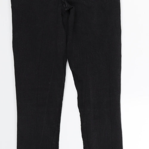 George Womens Black  Denim Jegging Jeans Size 8 L25 in