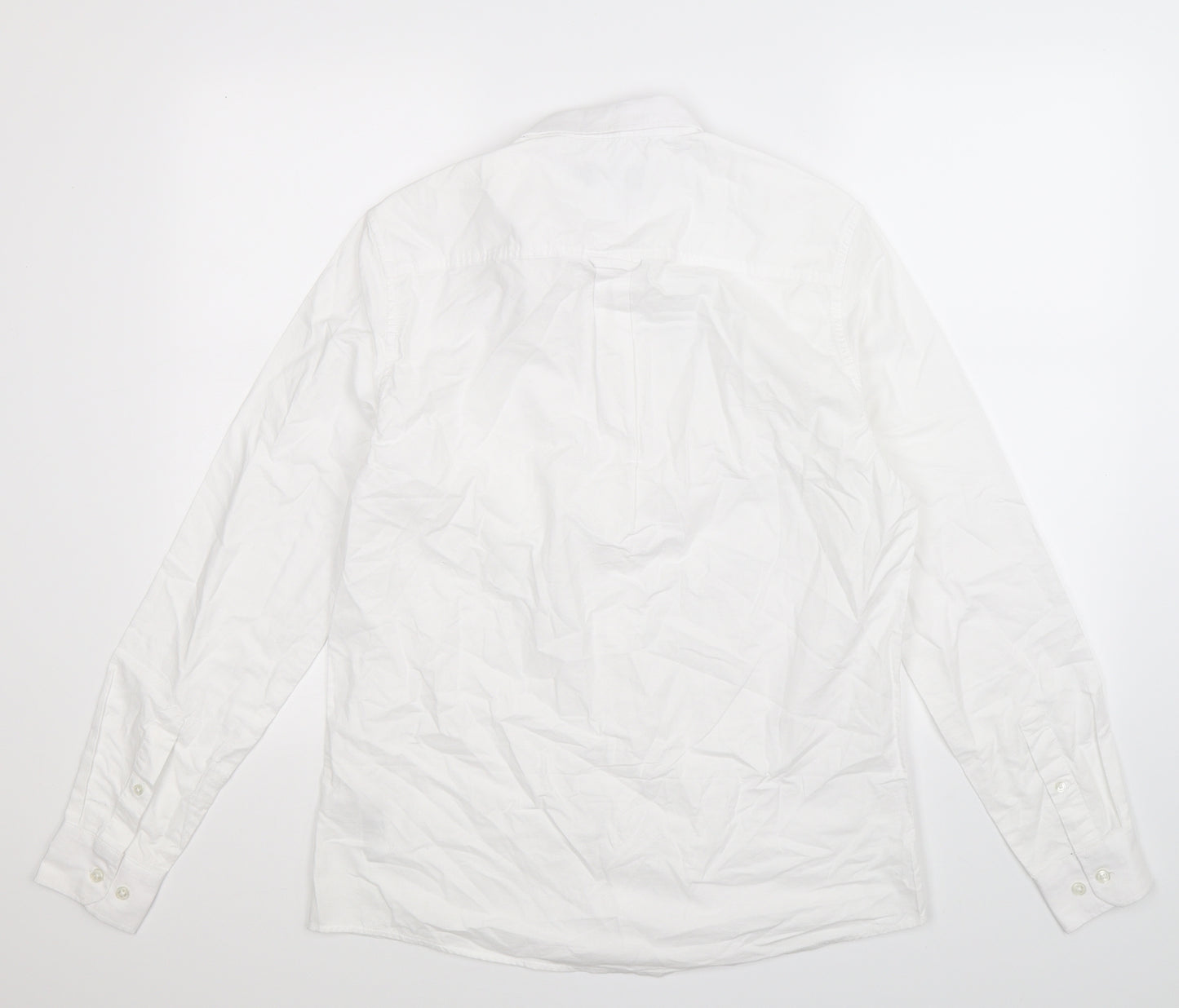 Burton Mens White    Dress Shirt Size M
