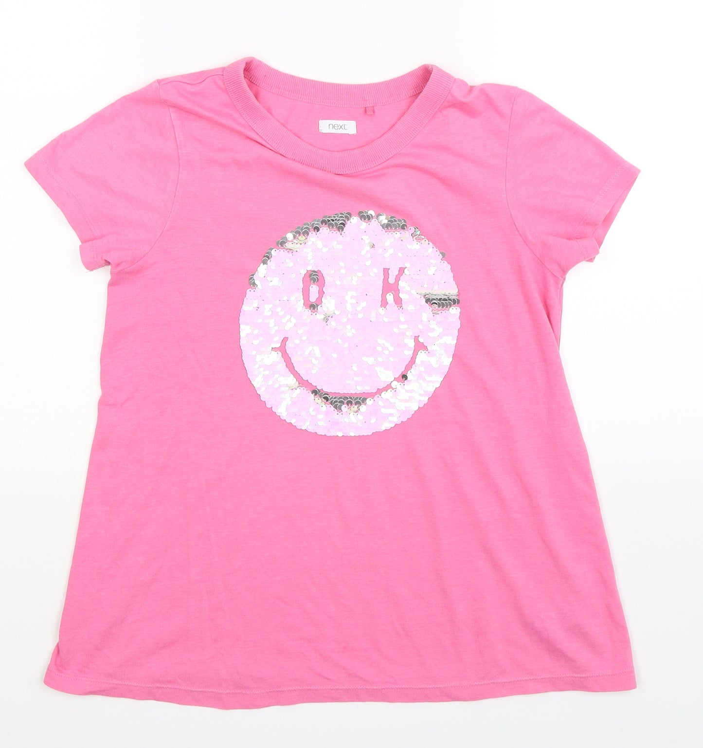 NEXT Girls Pink   Basic T-Shirt Size 11 Years