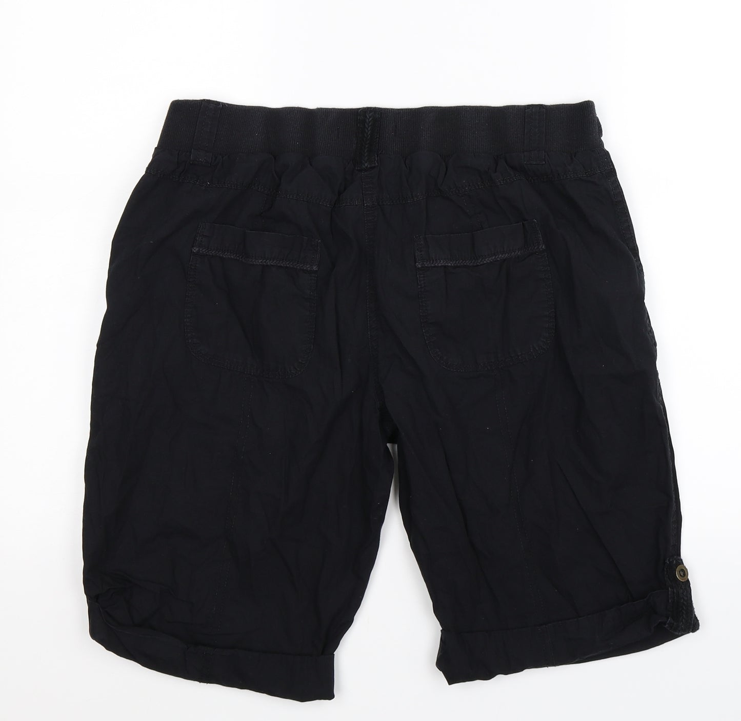 George Womens Black   Chino Shorts Size 12