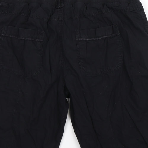George Womens Black   Chino Shorts Size 12