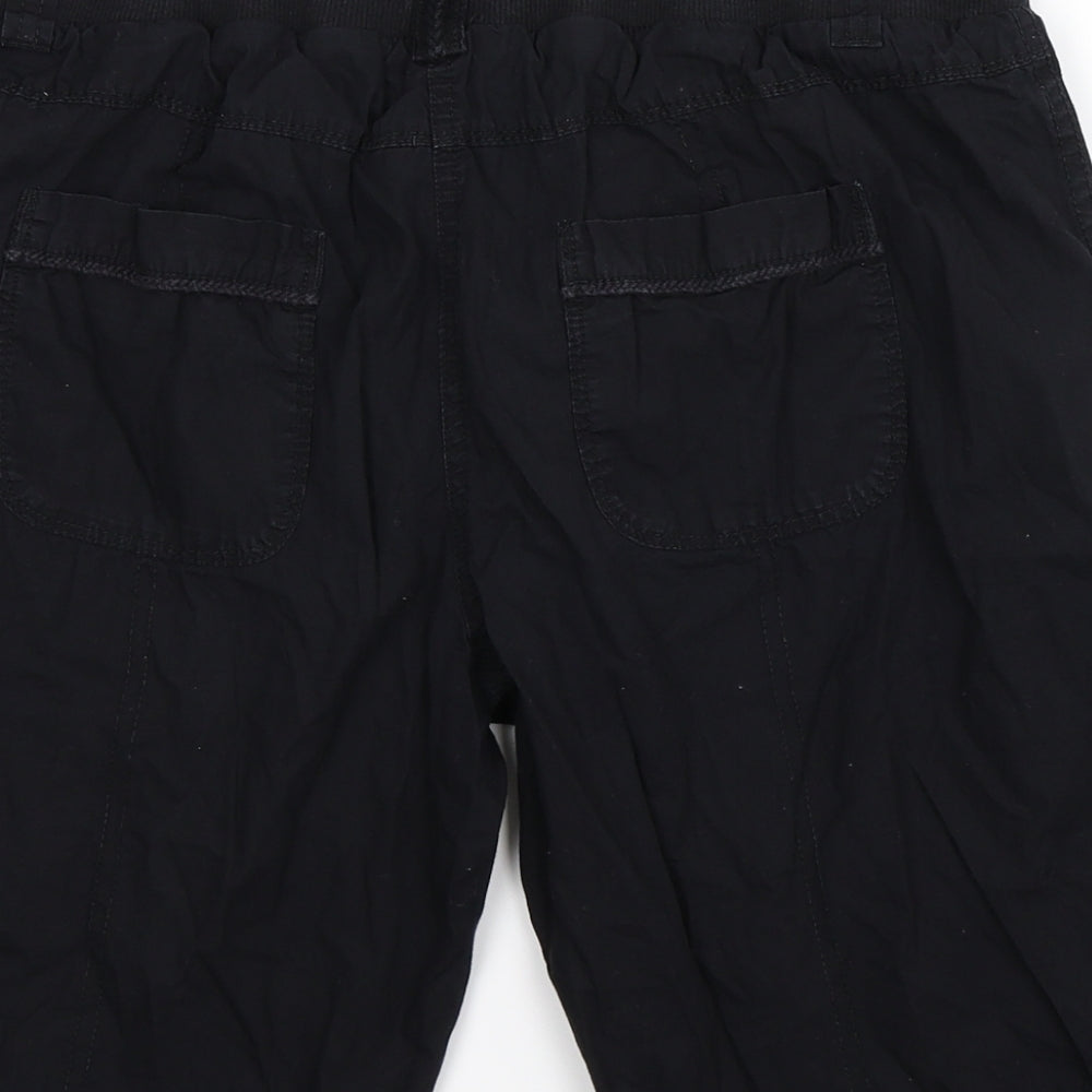 George Womens Black   Chino Shorts Size 12