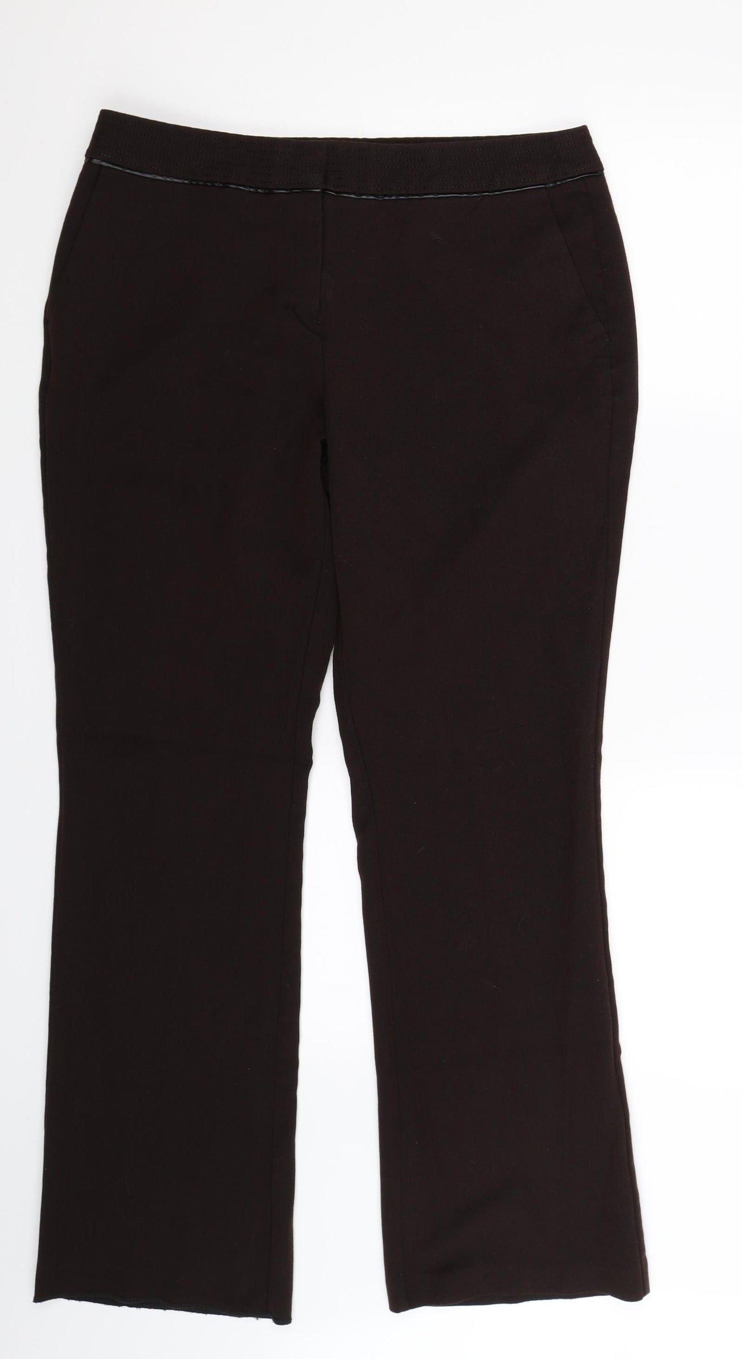 F&F Womens Grey   Trousers  Size 14 L31 in