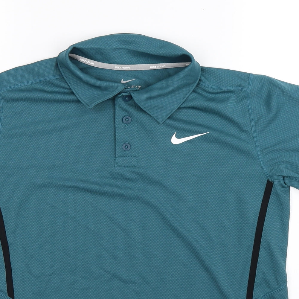 Nike Boys Blue   Jersey Polo Size 12-13 Years