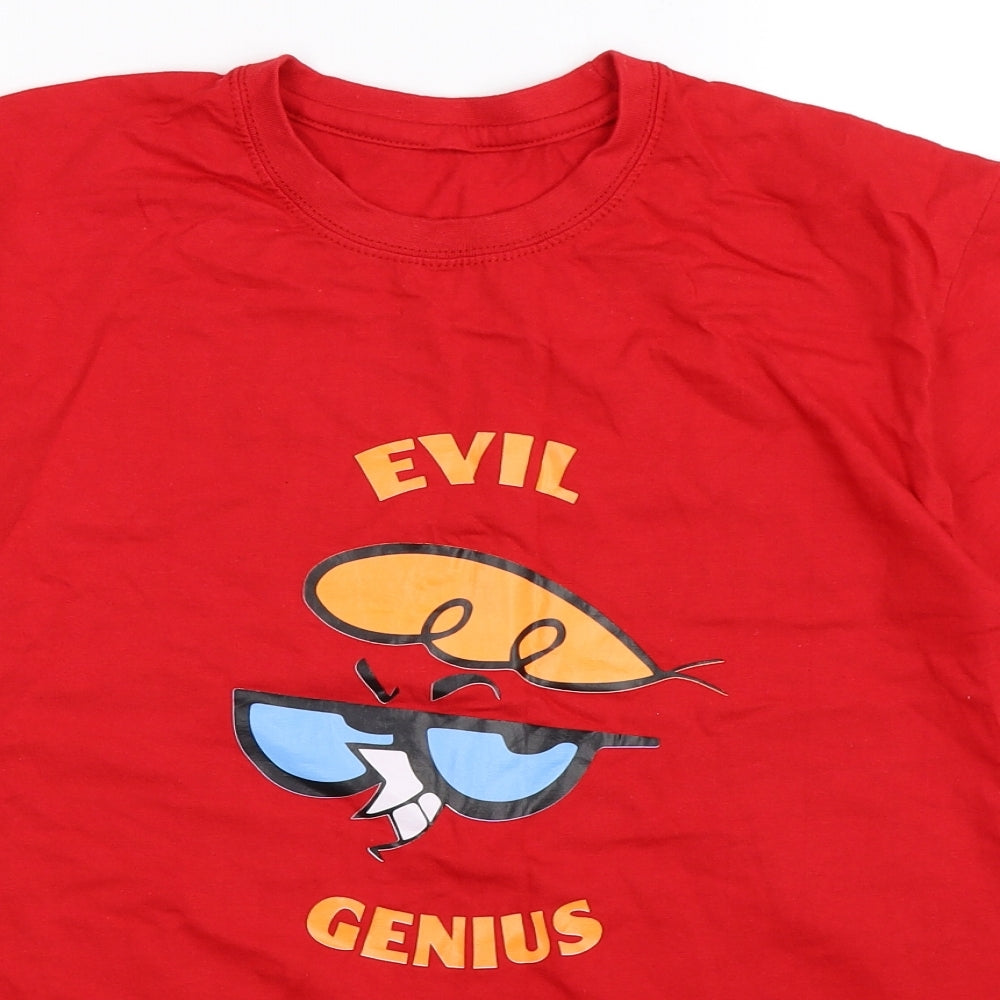 Preworn Mens Red    T-Shirt Size M  - Dexter