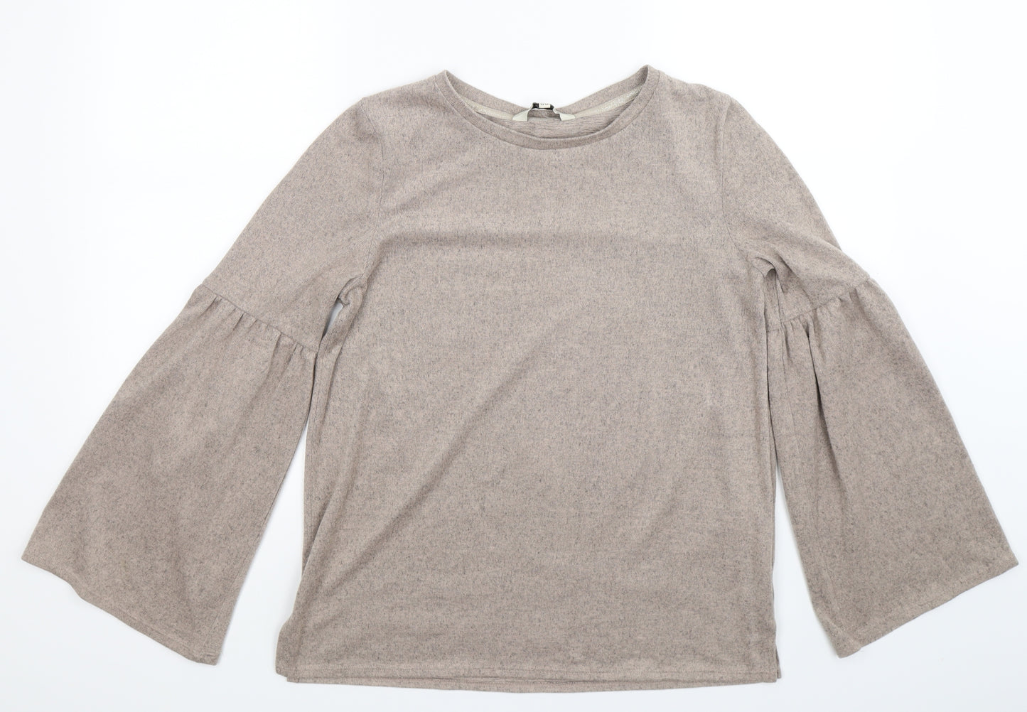 F&F Womens Beige  Knit Pullover Jumper Size 12