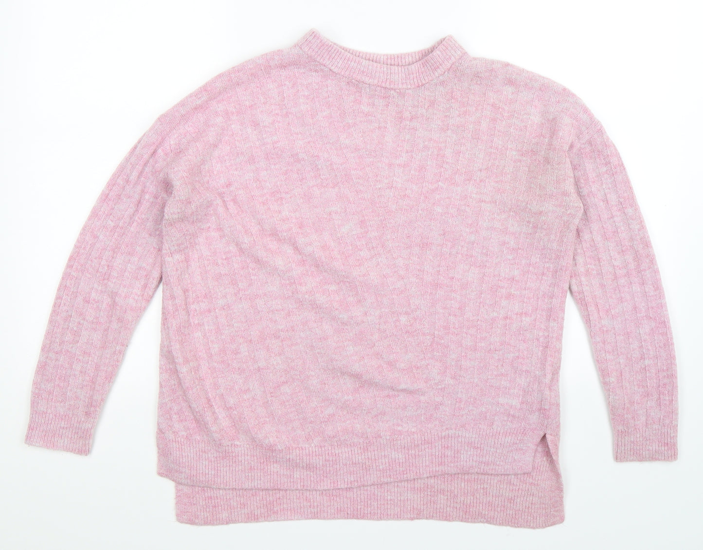 F&F Womens Pink  Knit Pullover Jumper Size 12