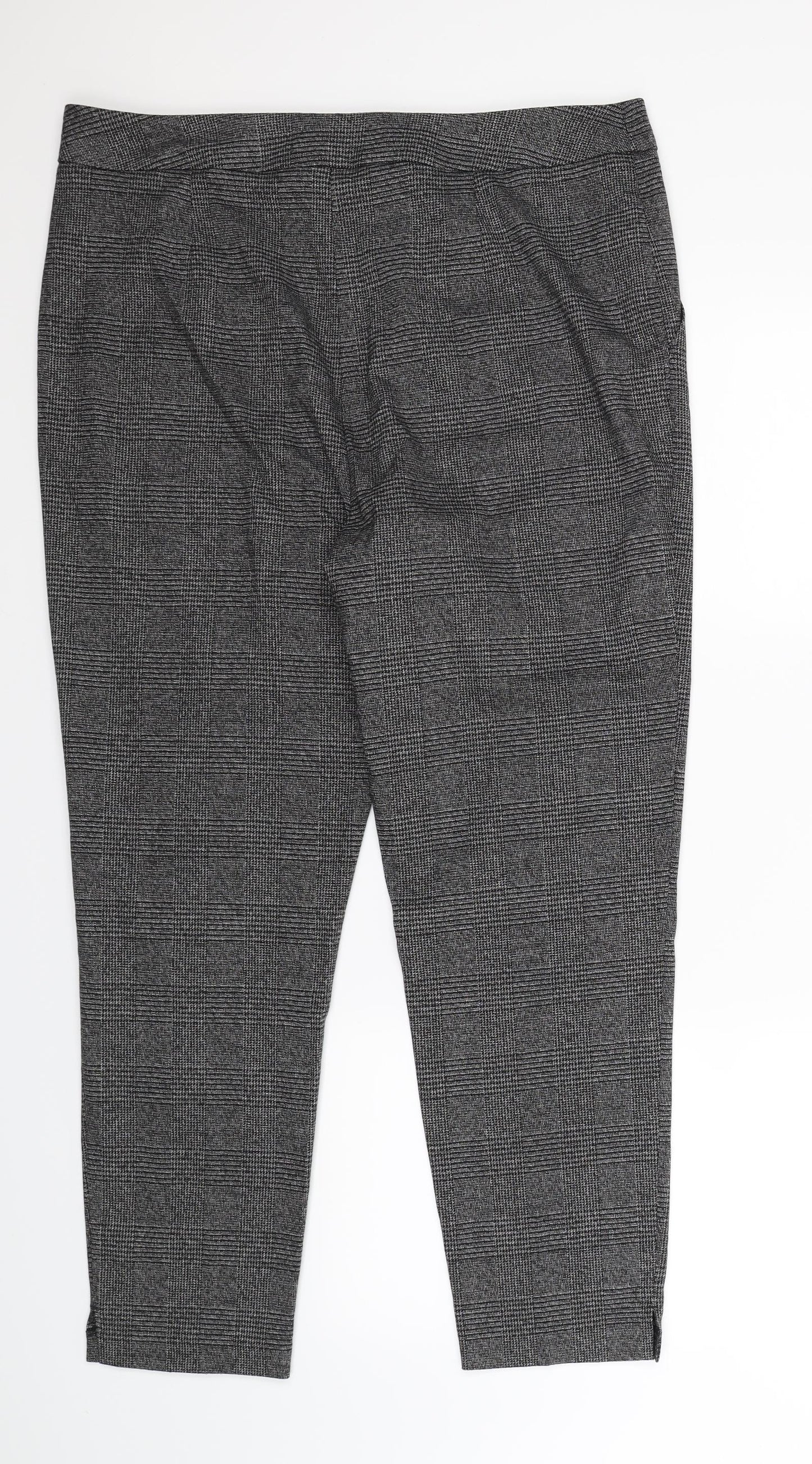F&F Womens Grey   Trousers  Size 16 L27 in