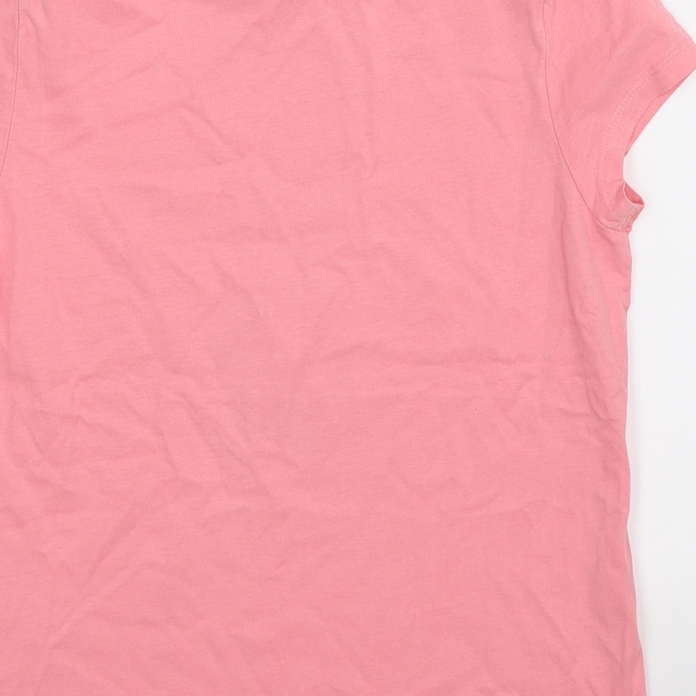 George Girls Pink   Basic T-Shirt Size 12-13 Years