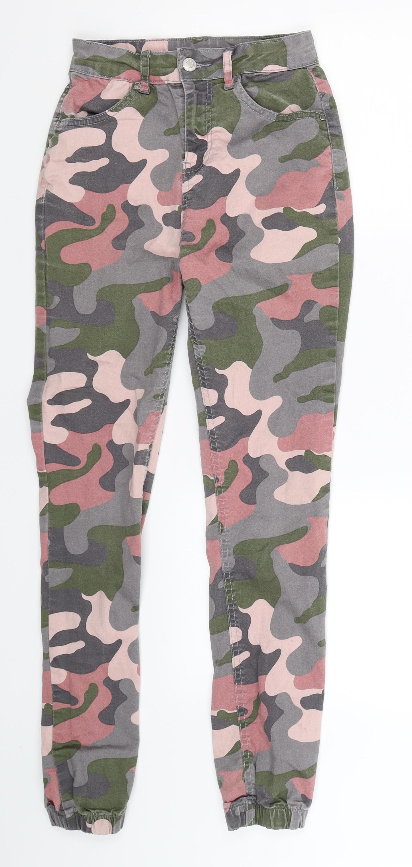 Select Womens Multicoloured Camouflage  Jogger Trousers Size 6 L28 in