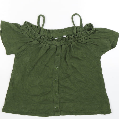 Primark Girls Green   Basic Tank Size 10 Years